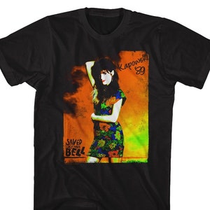 Saved By The Bell Kelly Kapowski Black Shirts