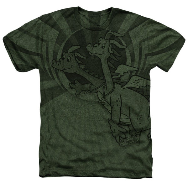 Dragon Tales Dragon Flight Military Green Heather Shirt