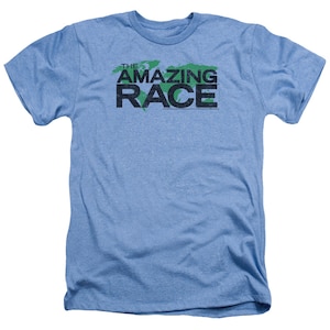 The Amazing Race World Light Blue Shirts CLEARANCE Heather M