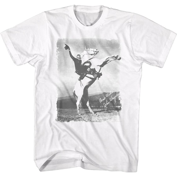 John Wayne Graphic Tee: Officially Licensed Western Icon Shirt