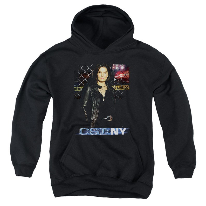 CSI New York Detective Jo Danville Kid/'s Black Shirts