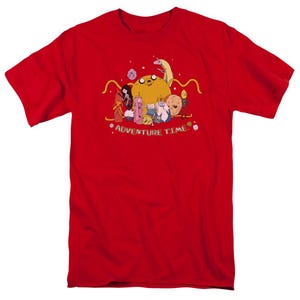 Adventure Time Outstretched Red Shirts