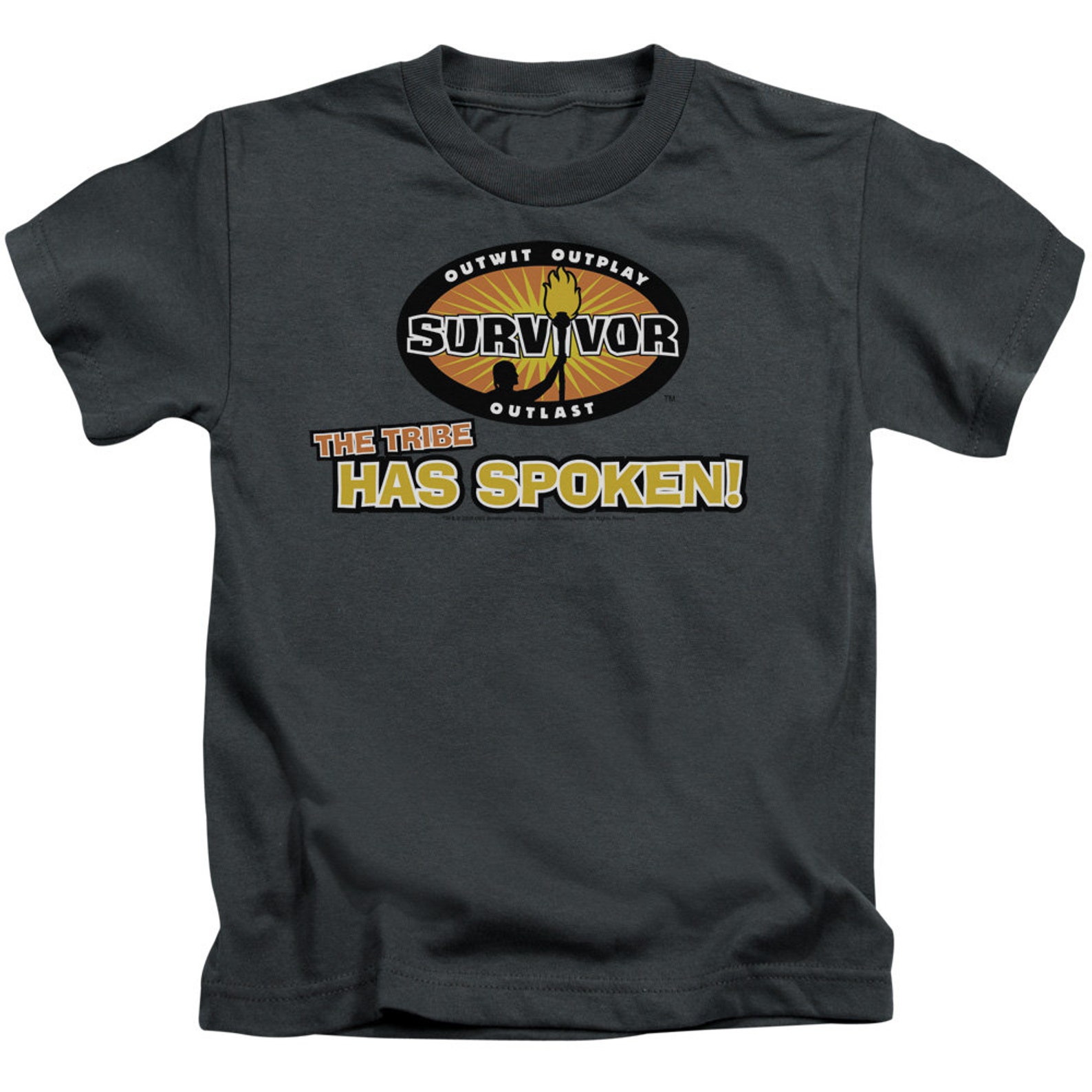 Survivor the Tribe Has Spoken Kid's Charcoal Shirts - Etsy