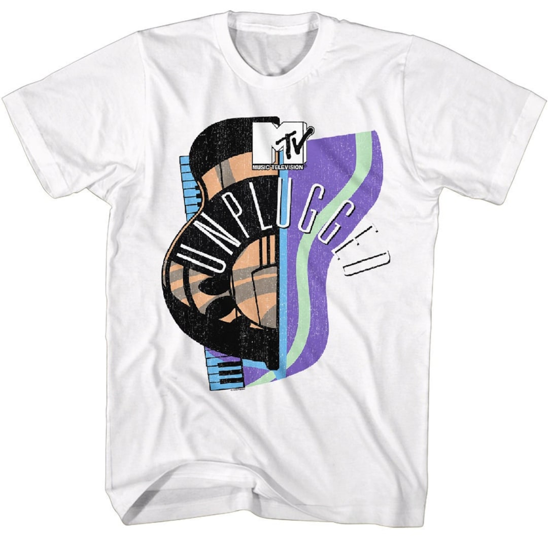 MTV Unplugged Guitar Hat Piano Logo White Shirts - Etsy