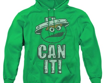 Sesame Street - Oscar Face Long Sleeve T-Shirt By Brand A