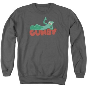 Gumby on Logo Adult Charcoal Shirts - Etsy