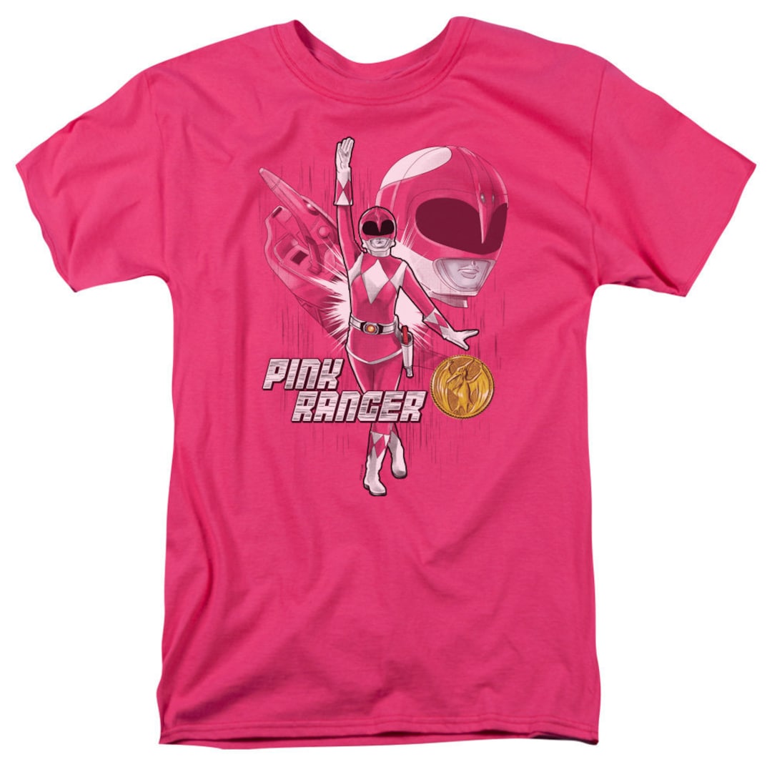 Power Rangers Pink Ranger Hot Pink Shirts