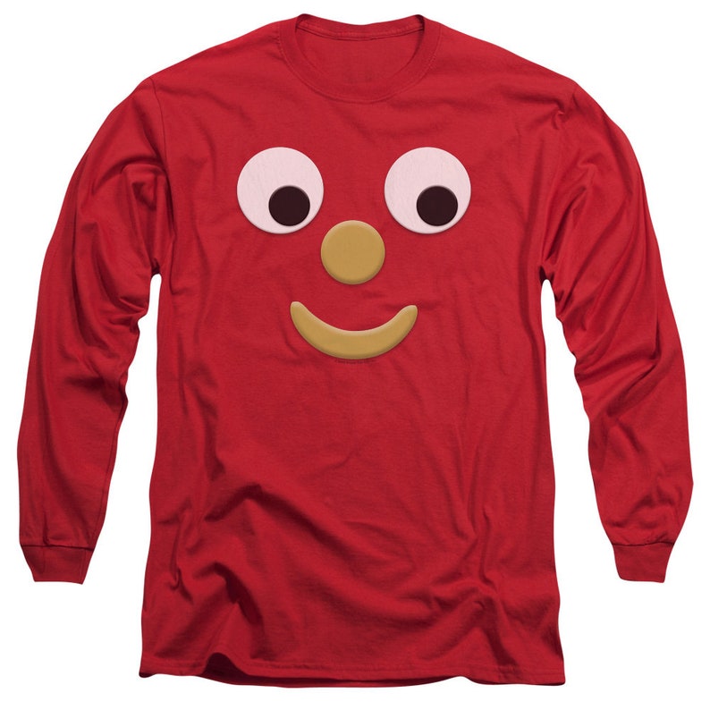 Gumby Blockhead J Adult Red Shirts - Etsy