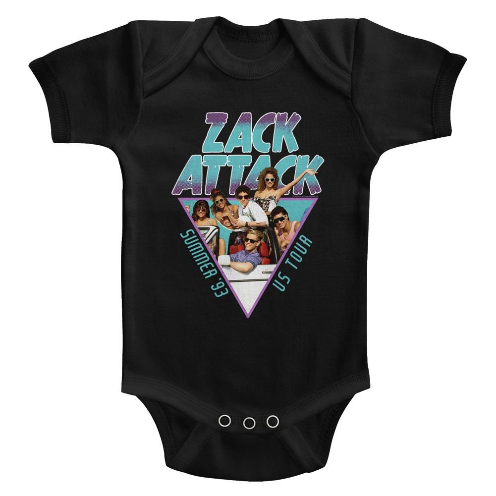 Saved by the Bell Zack Attack Summer '93 US Tour Black Shirts - Etsy