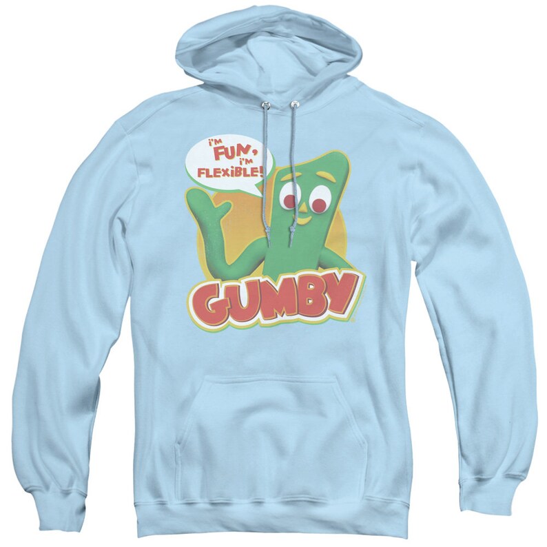 Gumby I'm Fun I'm Flexible Light Blue Shirts - Etsy