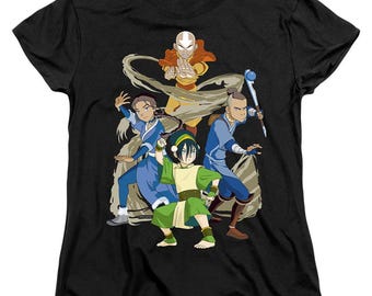 Avatar Team Avatar Elements Women and Kid's Black Shirts