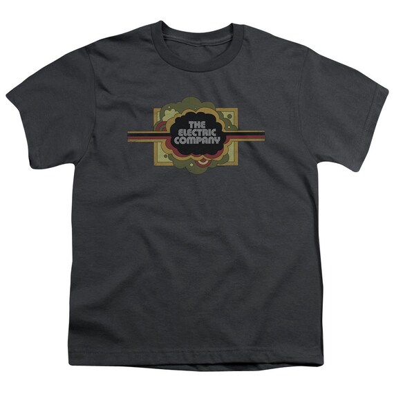 The Electric Company Logo Kid's Charcoal Shirts | Etsy
