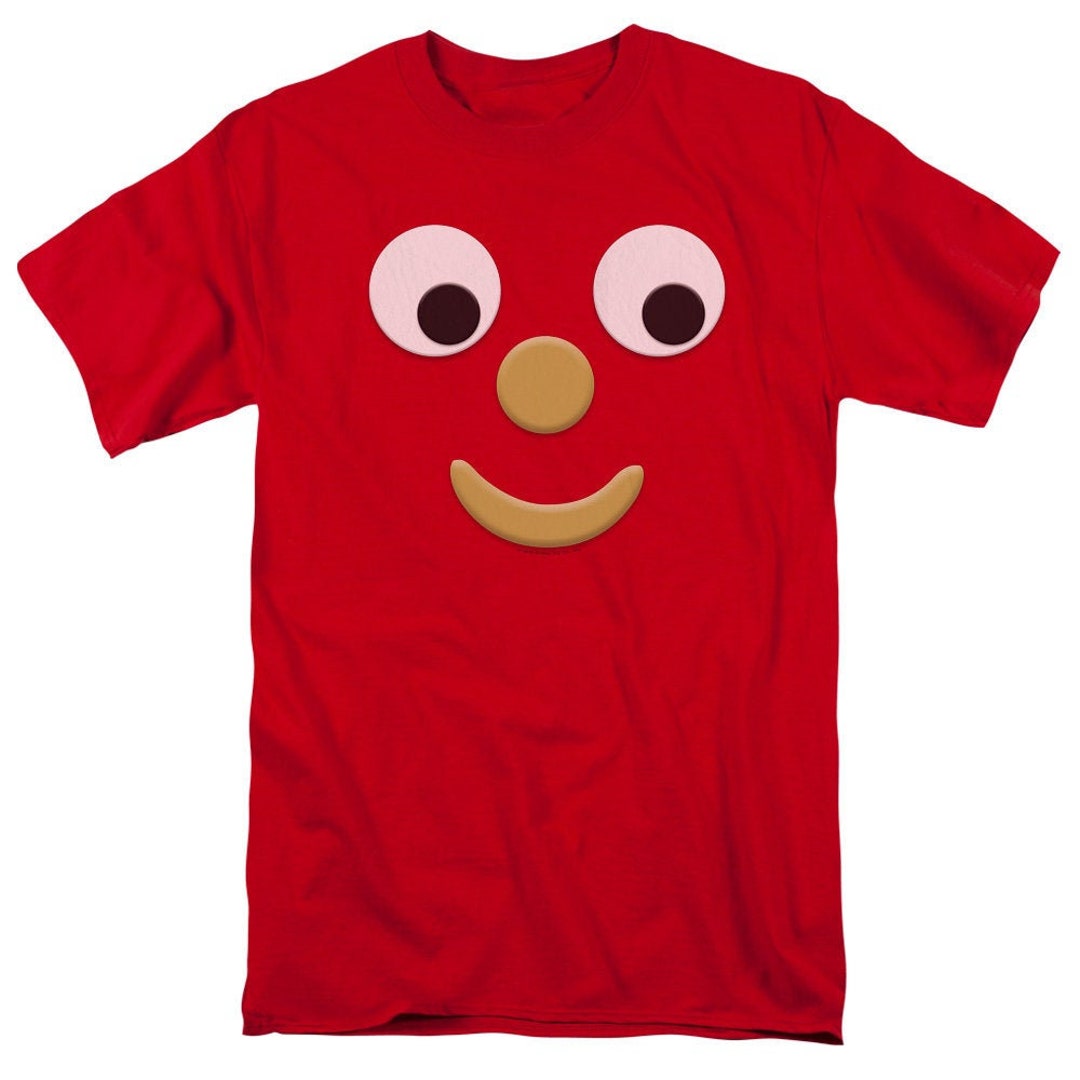 Gumby Blockhead J Adult Red Shirts - Etsy
