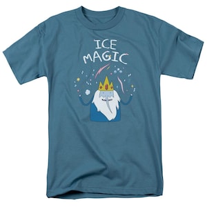 Adventure Time Ice Magic Slate Blue Shirt