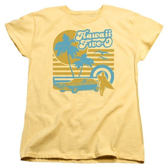 Hawaii 5 0 Sunset Banana Camisas Etsy Mexico