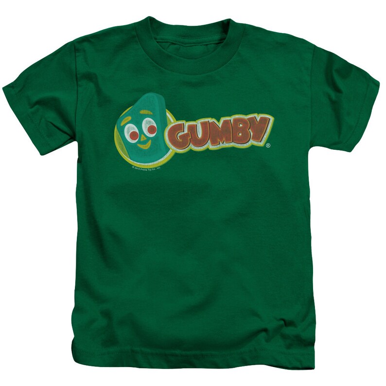 Gumby Logo Kelly Green Shirts - Etsy