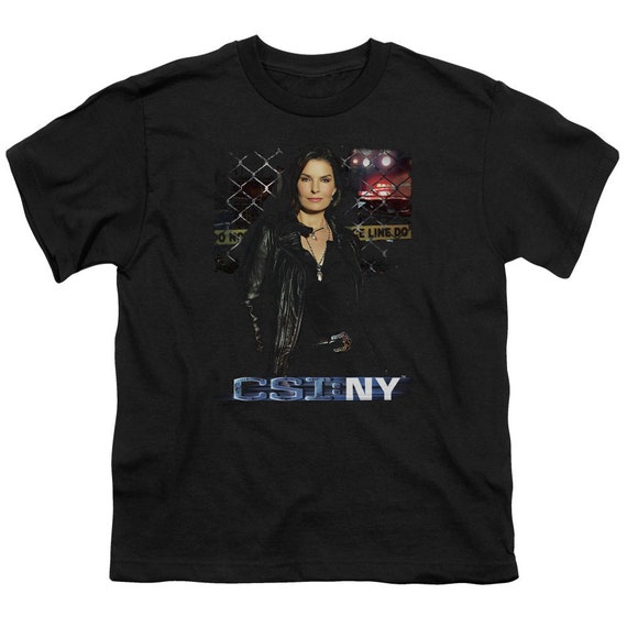 CSI New York Detective Jo Danville Kid/'s Black Shirts