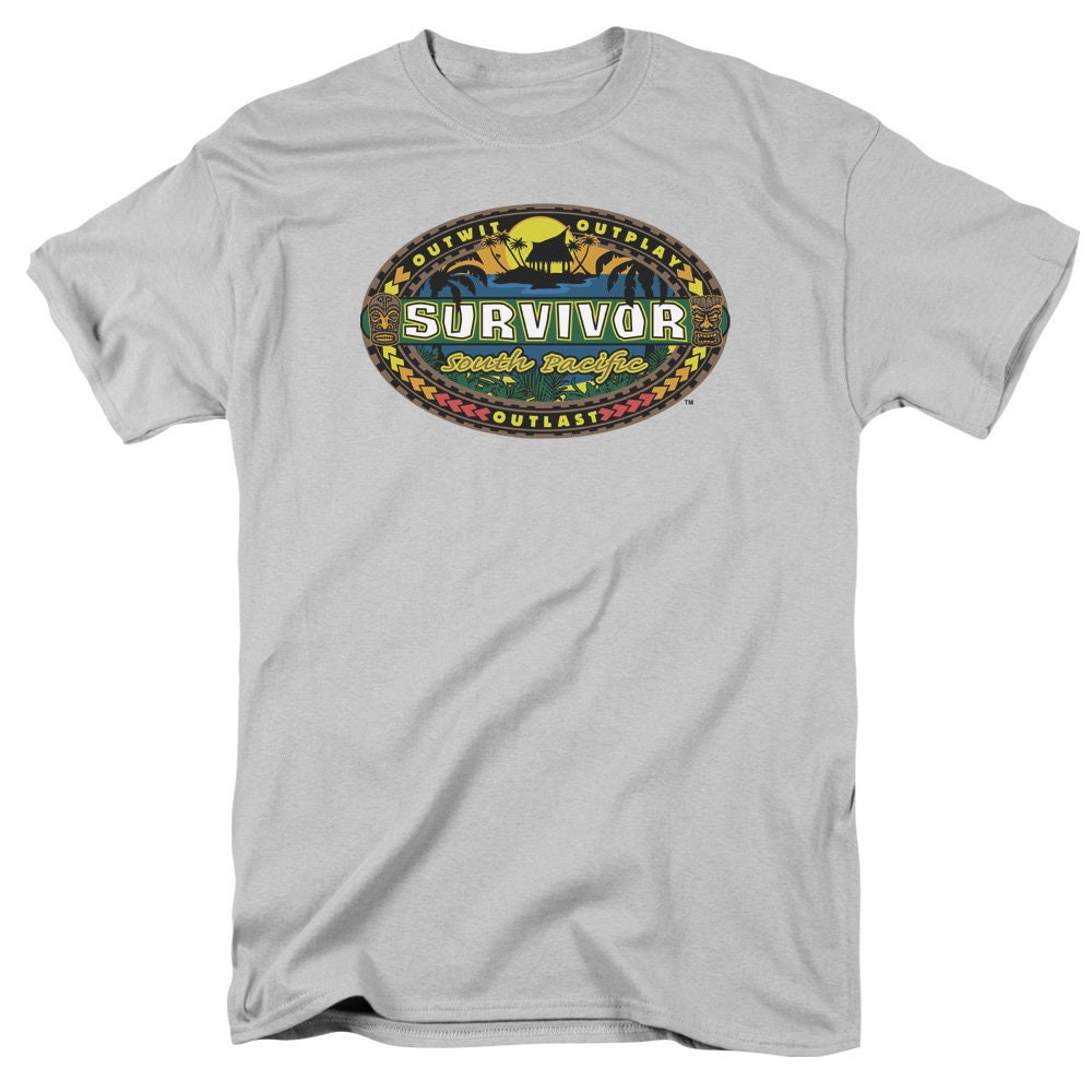 Survivor South Pacific Logo Silver Shirts