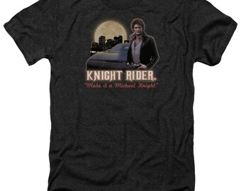 Knight Rider Make It a Michael Knight Black Shirts