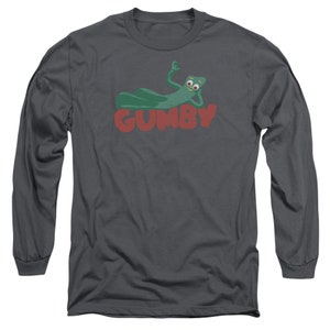 Gumby on Logo Adult Charcoal Shirts - Etsy