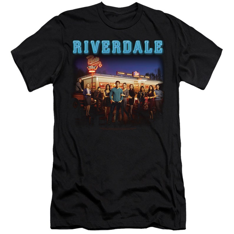 Riverdale the Cast at Pop's Diner Black Shirts | Etsy