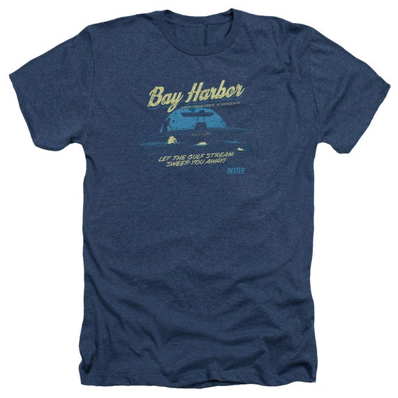 Dexter Bay Harbor Moonlight Fishing Navy Blue Shirts - Etsy