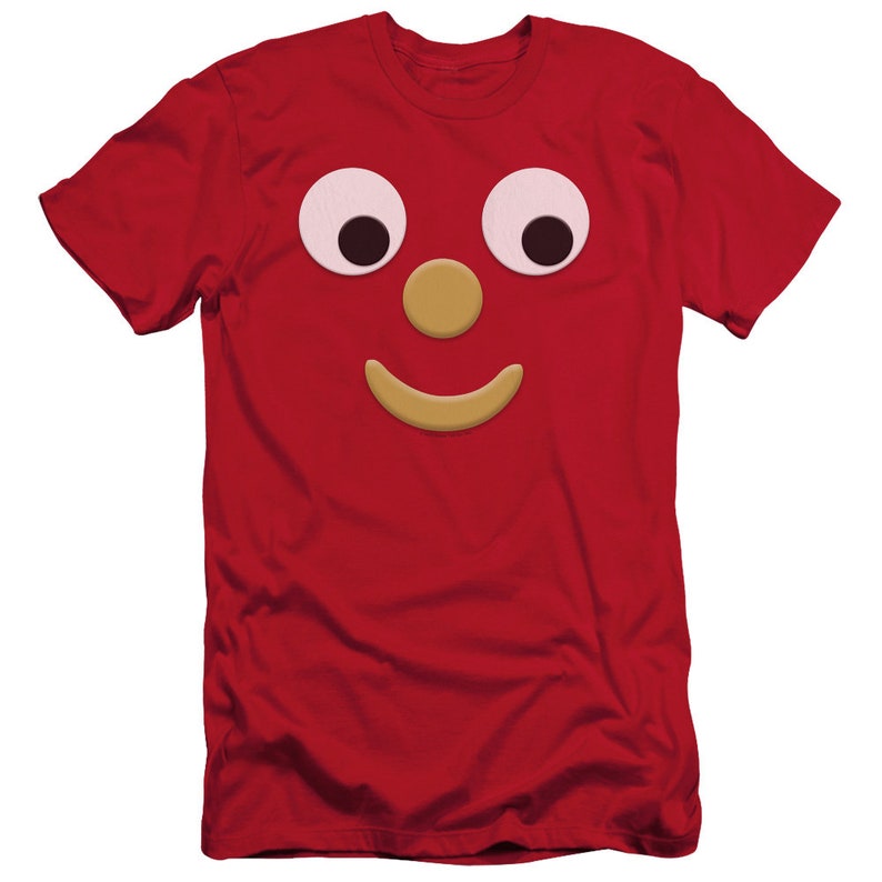 Gumby Blockhead J Adult Red Shirts - Etsy
