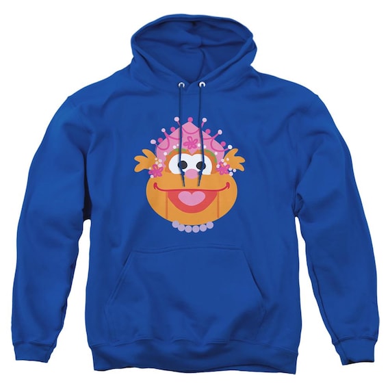 Sesame Street Zoe Hoodie - Royal Blue Licensed Character - Etsy