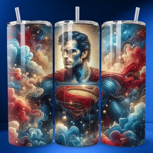 Super Hero Seamless Tumbler Wrap 20oz Skinny Sublimation Design Male Superhero Wall Art Father's Day Gift Png PDF DTF Justice Leaque patriot