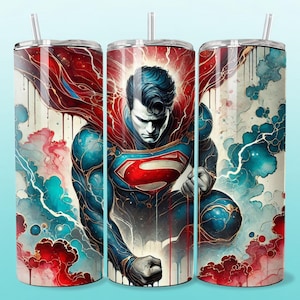 Super Hero Seamless Tumbler Wrap, 20oz Skinny Sublimation Design Male Superhero Wall Art, Father's Day Gift Png Wall Art Justice Leaque