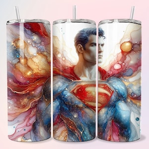 Super Hero Seamless Tumbler Wrap, 20oz Skinny Sublimation Tumbler Design Male Superhero Wall Art, Father&#39;s Day Gift Tumbler Png Wall Art
