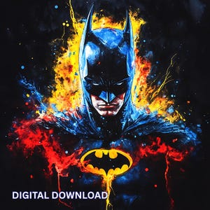 Gotham, novela gráfica de caballero oscuro, PNG, PDF, DTF, imprimible por sublimación, arte gótico para camisetas de héroes, diseño de vaso sin costuras para pared.