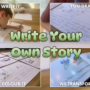  Write and Make Your Own Story Book: For Kids to Make