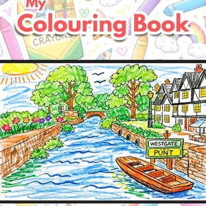 Custom Colouring Book | 15 Page Personalised Colouring Book | Physical for Colouring | Colouring from Photo | Family Colouring Book image 7