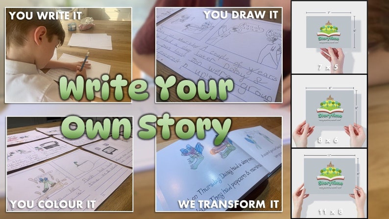 Make Your Own Story Book You Write It You Illustrate It We - Etsy