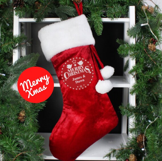 personalised baby christmas stocking
