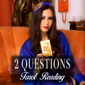 Irgendwelche 2 Fragen Tarot Psychic Reading Am selben Tag oder innerhalb von 24 Stunden