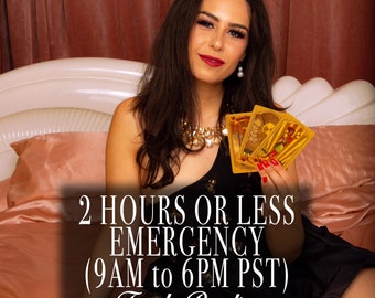 EMERGENCY Fast 1 Question Tarot | Personalized | Same Day Available | Fast Response Tarot Reading | Same Hour | One Hour Tarot Reading