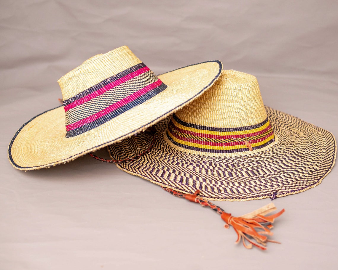 Bolga Hat African Hat woven Ghana Etsy