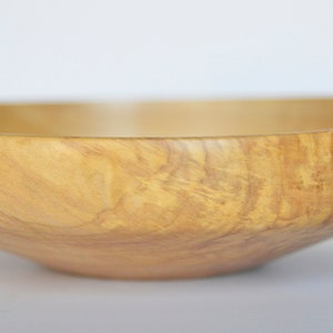 Reclaimed Maple Shallow Woodturned Bowl or Platter