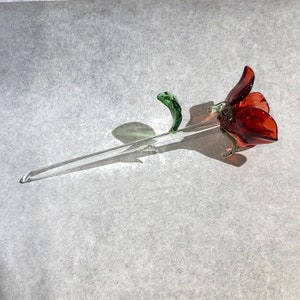 Blown Glass Rose afbeelding 2
