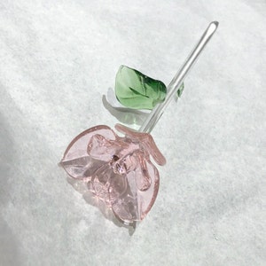 Blown Glass Rose image 3