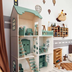 Barbie house wooden Etsy Mexico