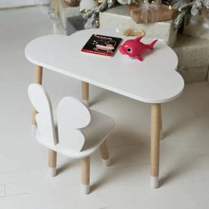 Kids Table and Chair | Wooden Kids Table and Chair | Kids Furniture | Toddler Table Chair Set | Montessori Table | Kids Activity Table