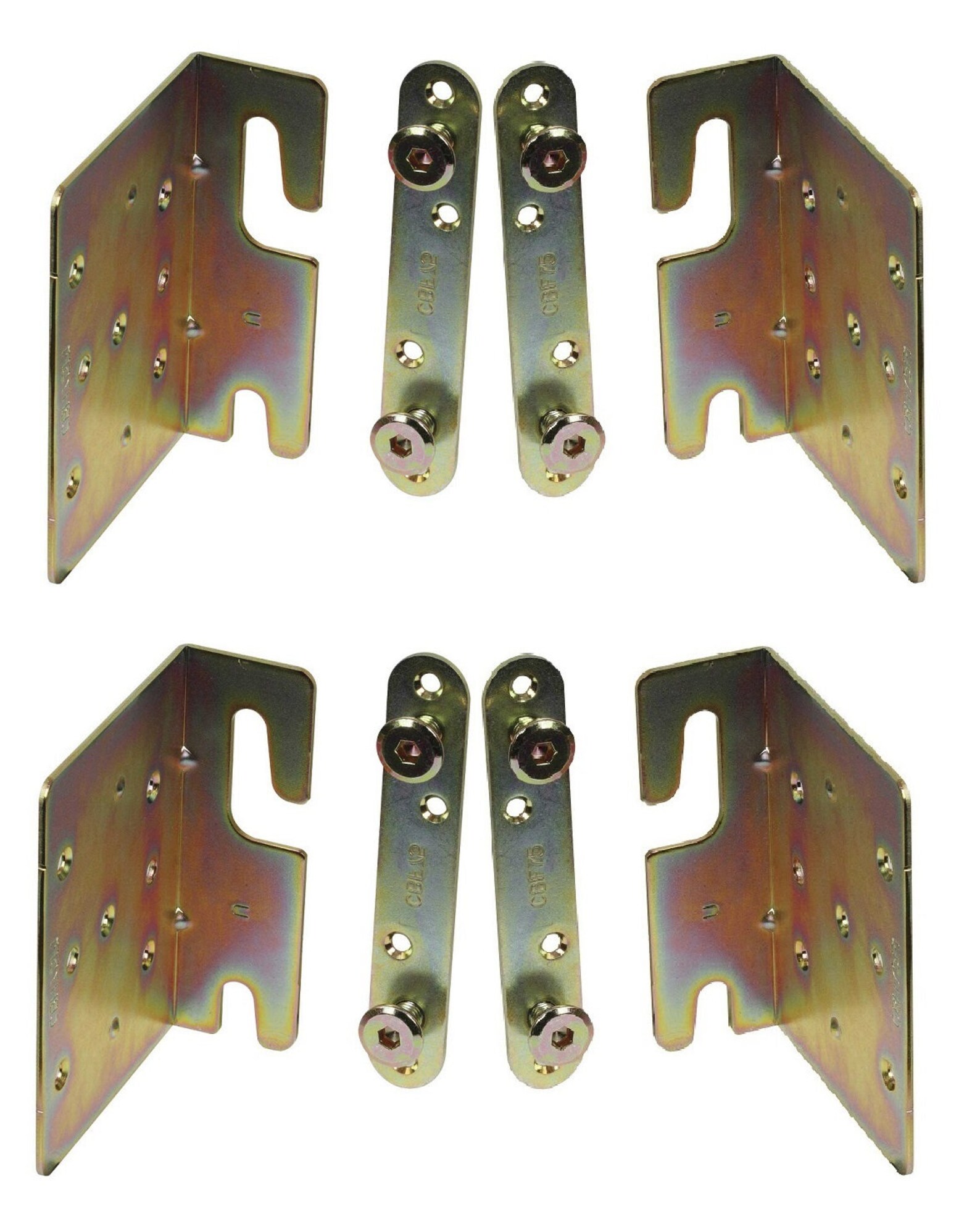 Sets 2 and 4 LARGE Metal Bed/Bunk. Wood frame bracket corner Etsy