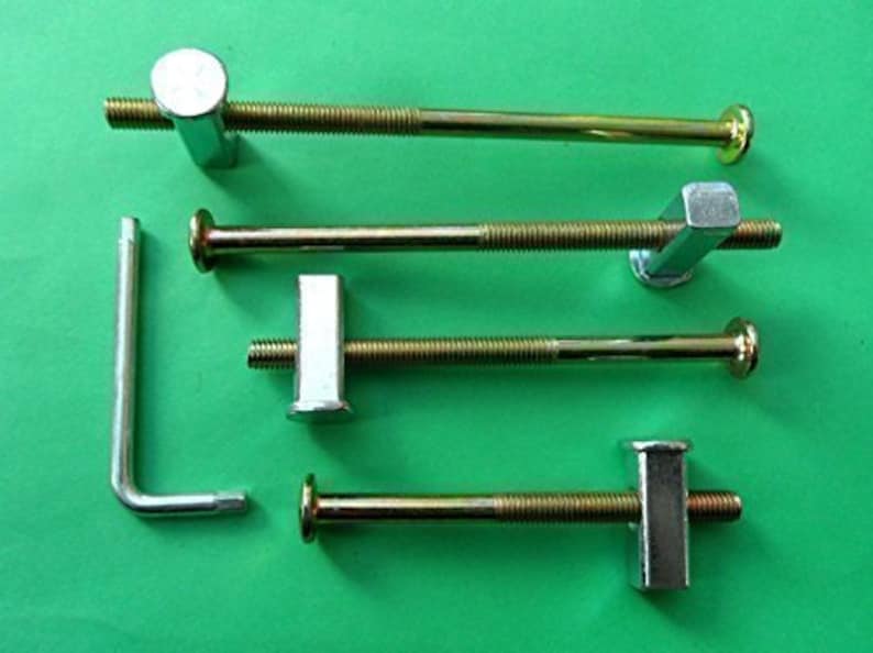 Sets of 2 8 Metal Bunk Bed M8 bolts REPLACEMENT Kit. WITH Etsy