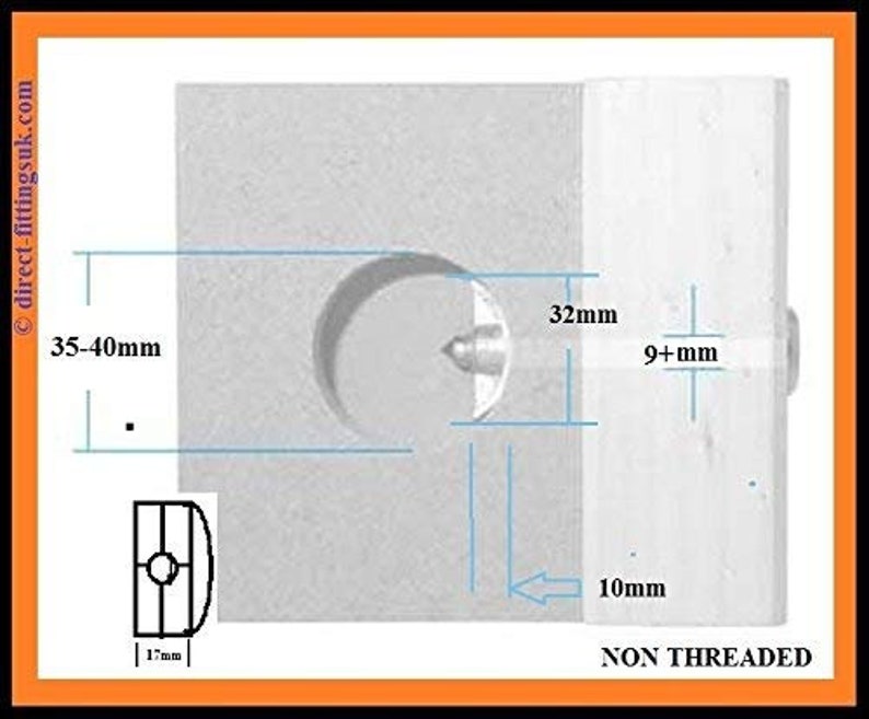 Concealed M8 bed bolts REPLACEMENT Kit. Half Moon/Crescent Etsy