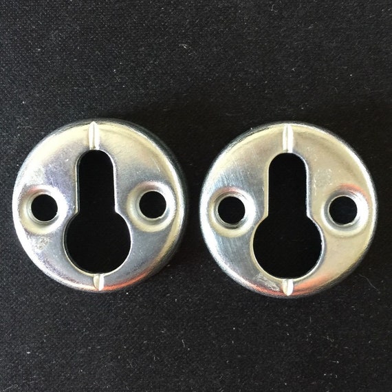 Packs of 100 Keyhole hangers Round METAL recessed/flush Etsy
