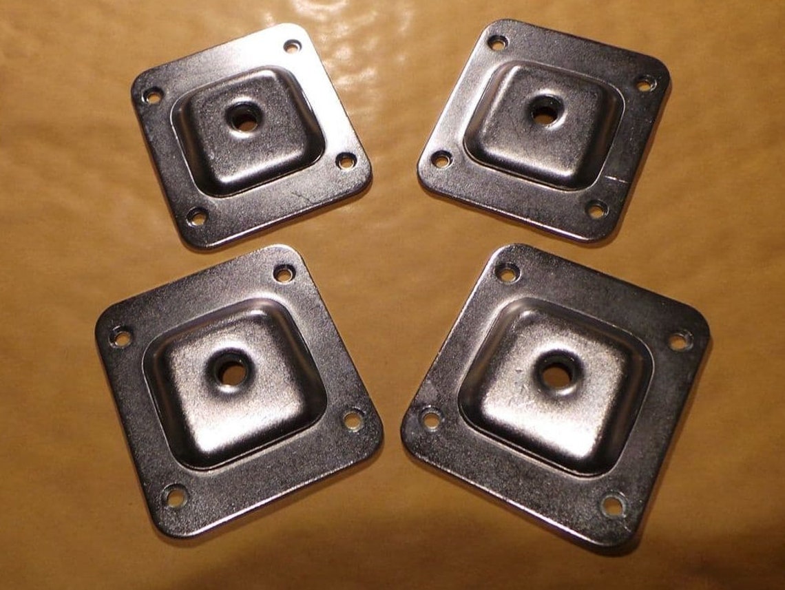 Sets of 48 Square Raised Angled 10degree table leg plates. Etsy