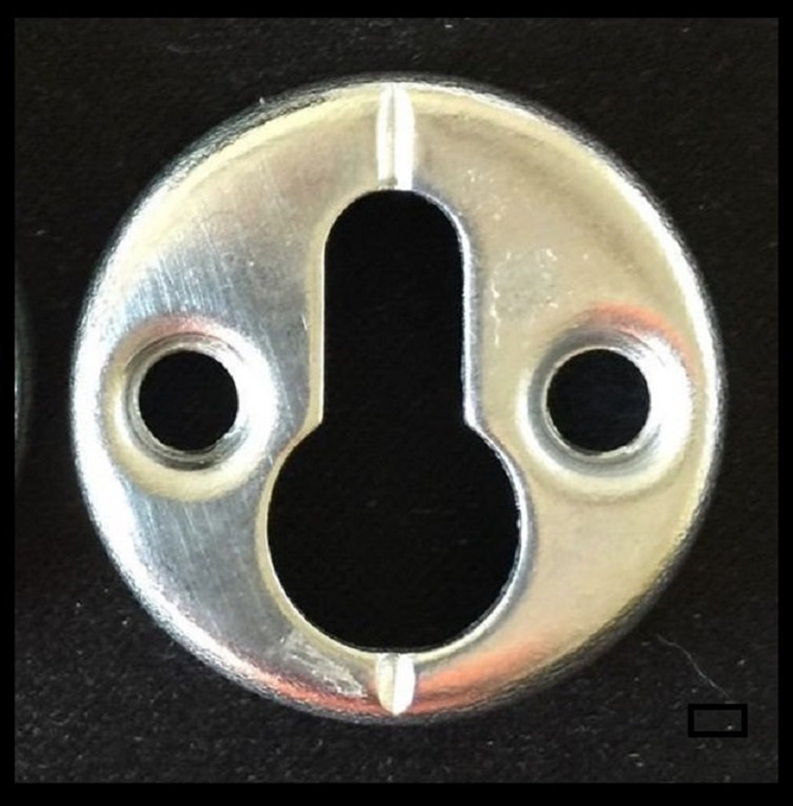 Pack of 28 Keyhole hangers Round METAL recessed/flush Etsy